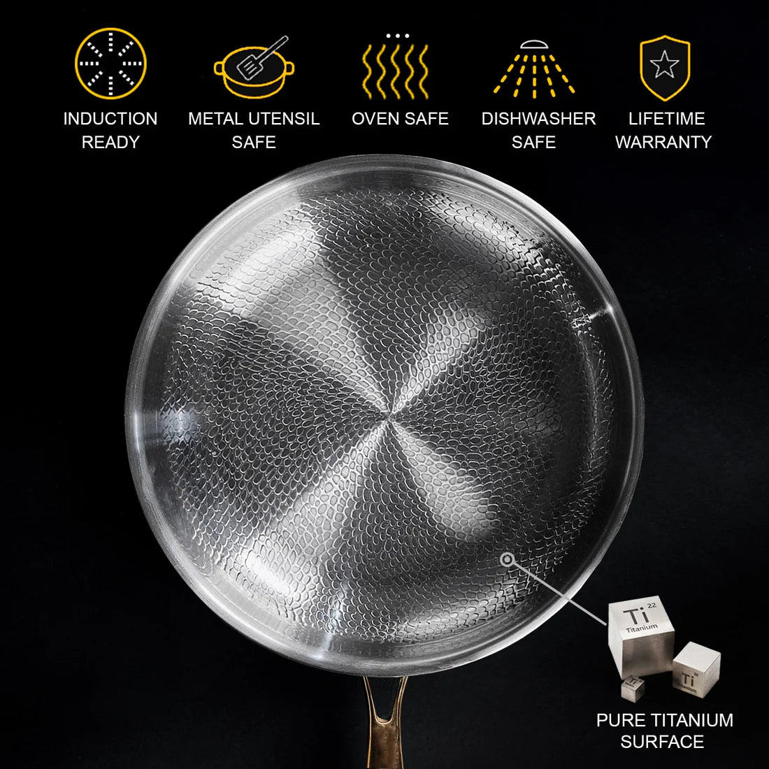 SHOPYDE™ Titanium Pan